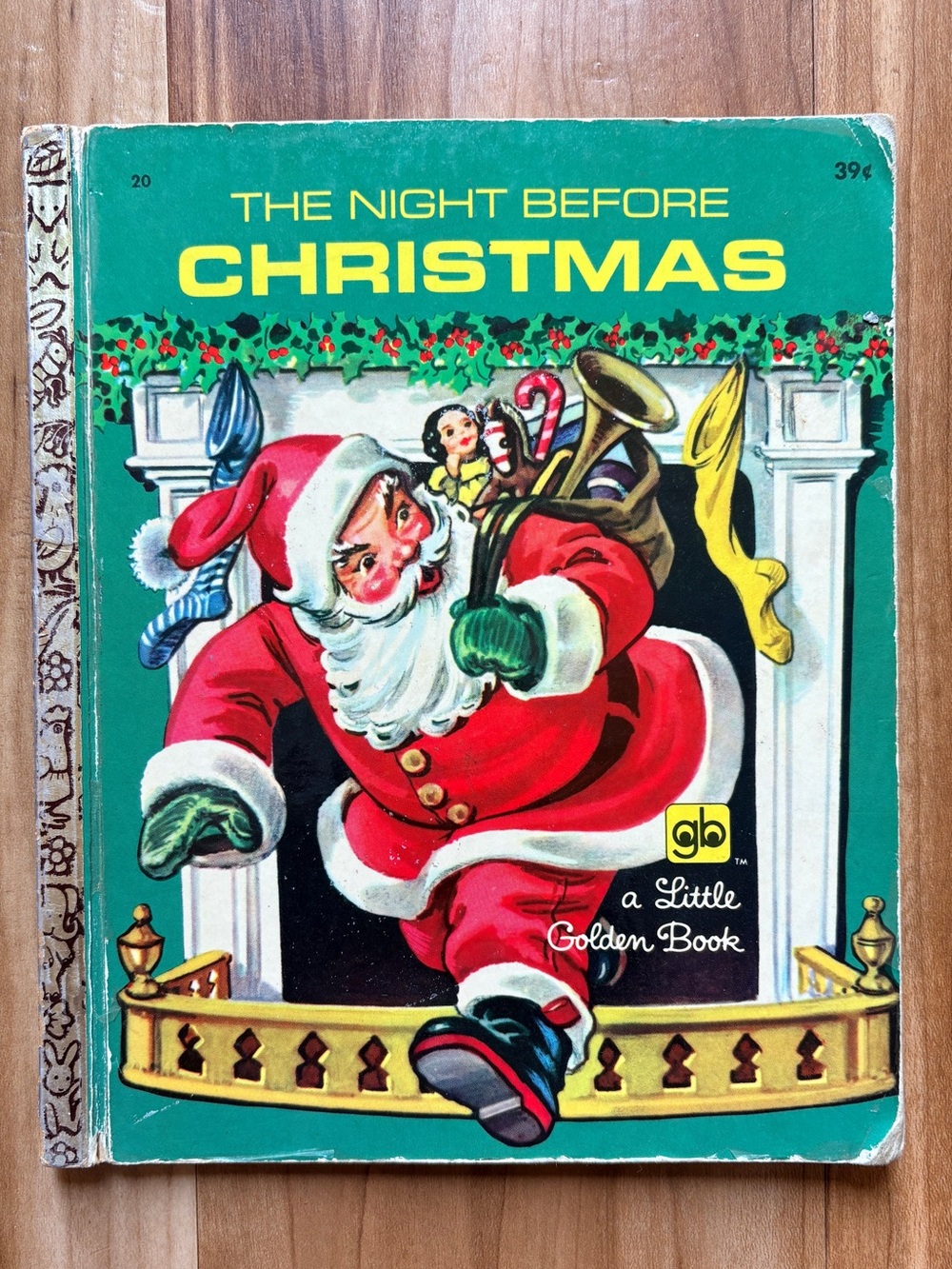 Golden Book The Night Before Christmas - Vintage 1971 Printing